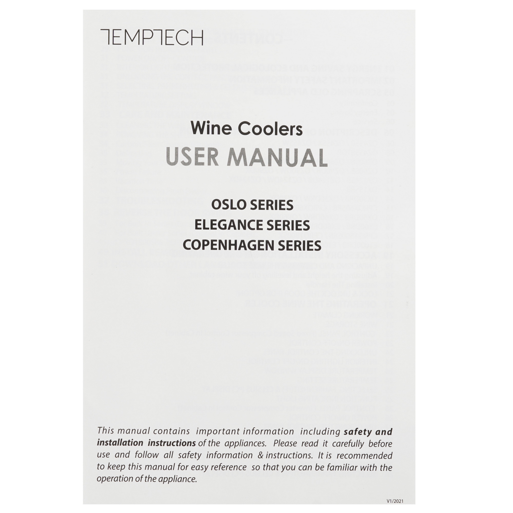 9973853 Винный шкаф Temptech OZ45SX серебристый STDN-0131204 - Вид №6