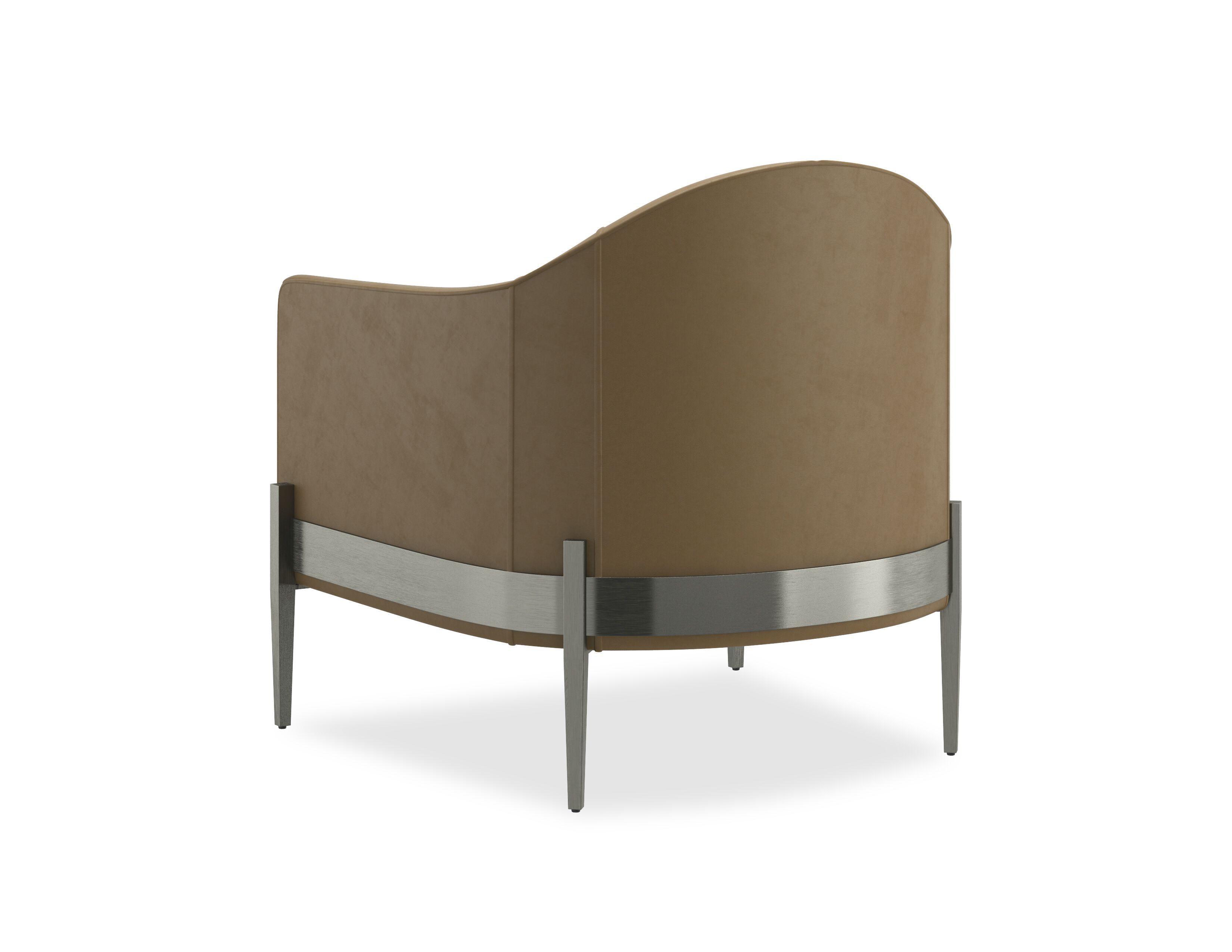 Кожаное кресло с подлокотниками Caracole REBOUND ARCH-00099126 - Вид №5