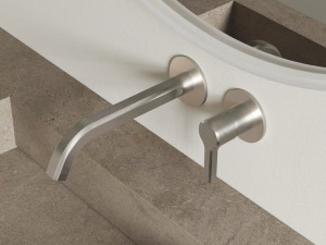 Латунный настенный смеситель для раковины с 2 отверстиями