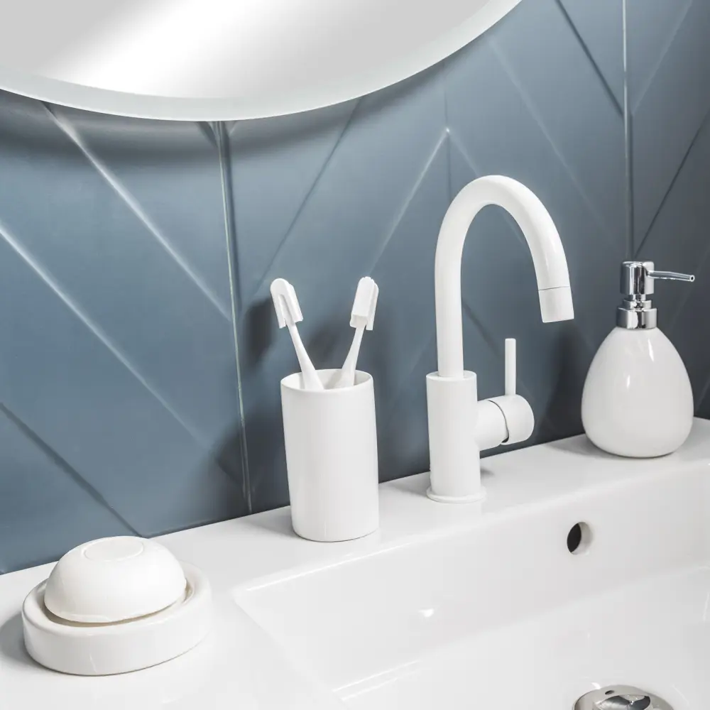 Керамическая мыльница SENSEA Essential для эстетичной ванной 81926404 STLM-0013934 - Вид №2