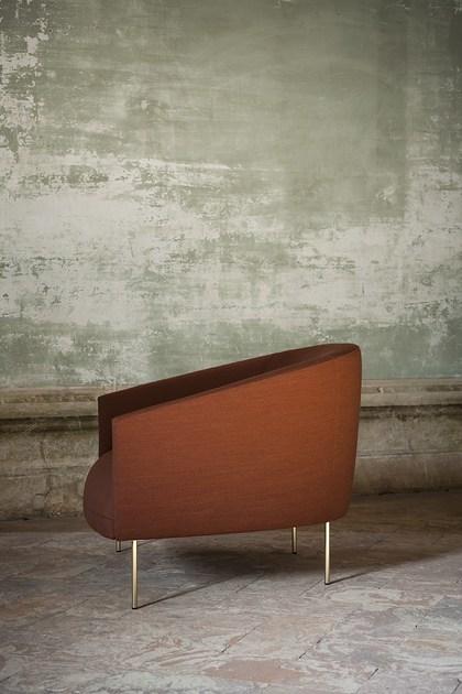 Tacchini Кресло из ткани с подлокотниками Roma sun-id-1382678 - Вид №4