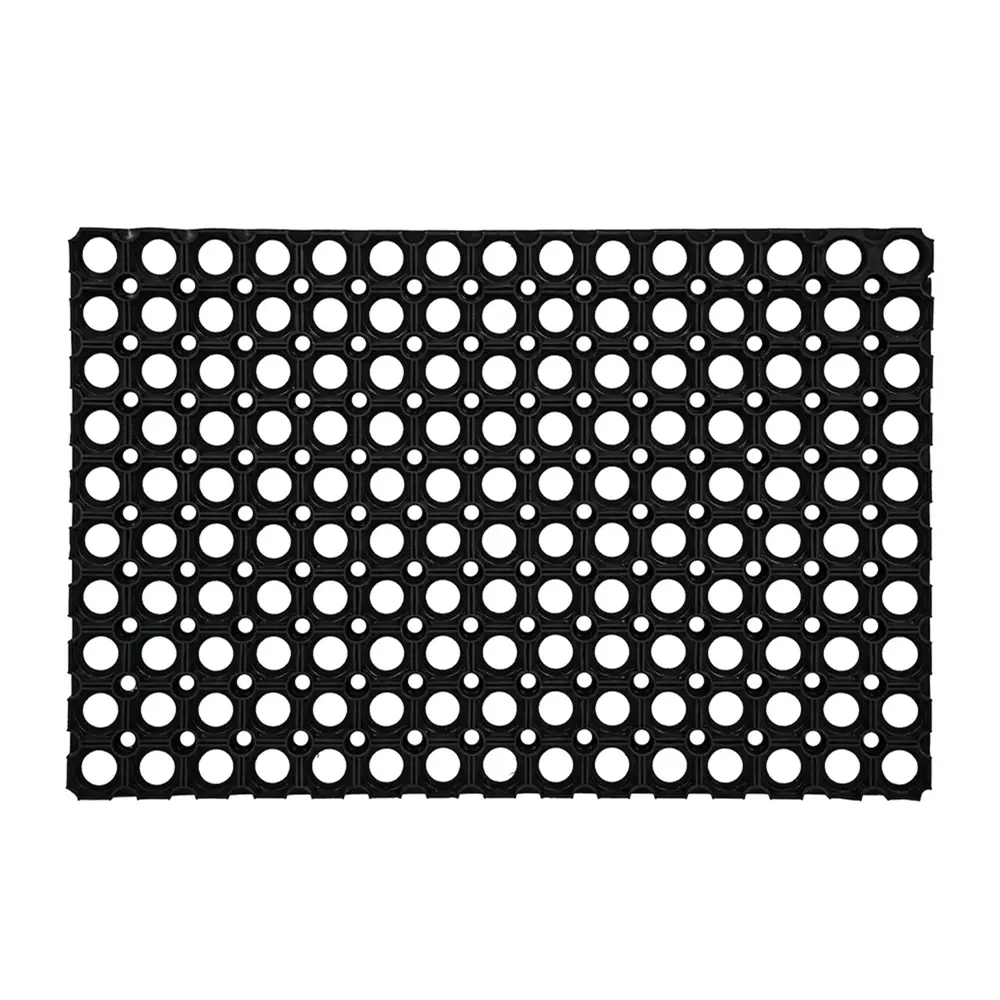 Коврик грязезащитный каучук Amigo 40x60 см цвет черный 89435278 STLM-2092724  - Вид №1