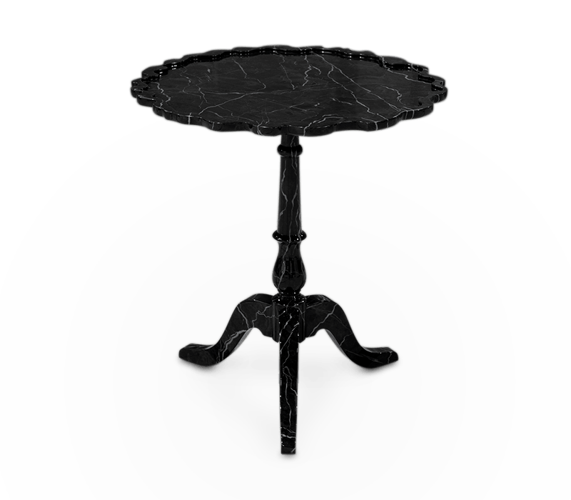 0-154 Приставной столик Shield из искусственного мрамора Boca Do Lobo  - Вид №1