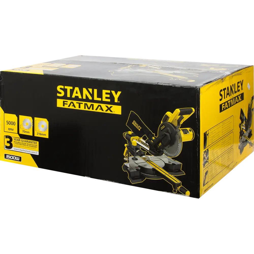 Торцовочная пила Stanley Fatmax FME721-QS, 216 мм, 1500 Вт STLM-2116993 - Вид №7