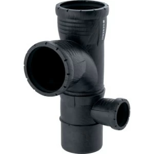 GEBERIT 393.562.14.1 Крестовина двухплоскостная комбинированная Geberit Silent-Pro 87,5°, правая