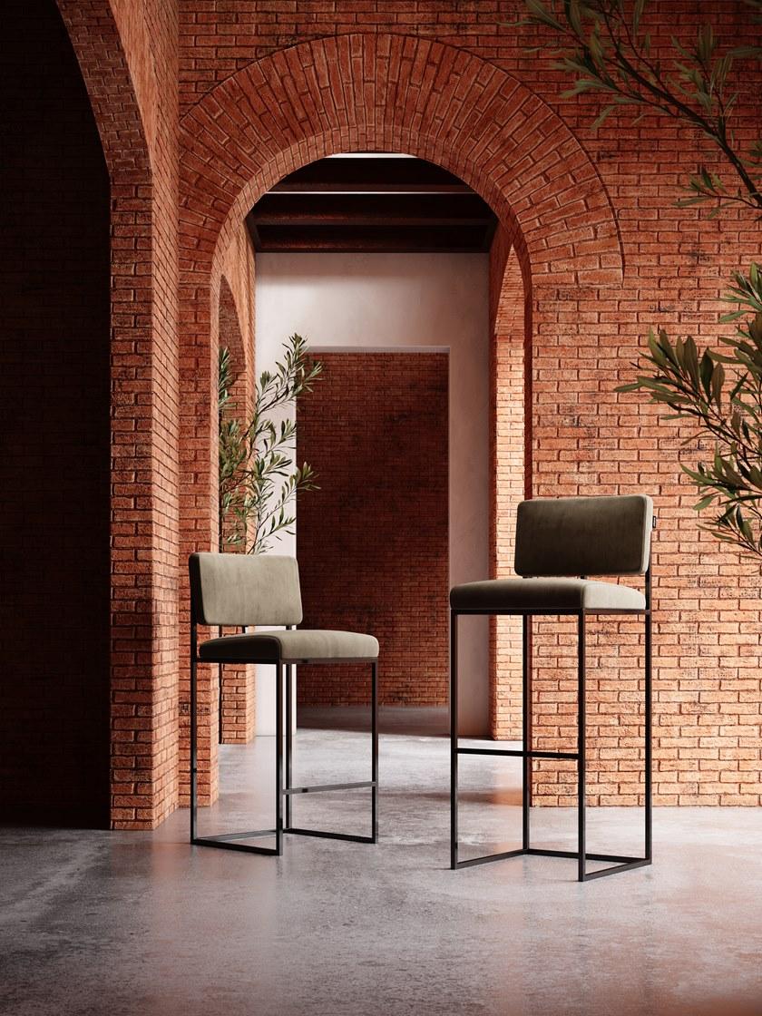 Domkapa Бархатный стул и стальная конструкция Gram Dk02  - Вид №3