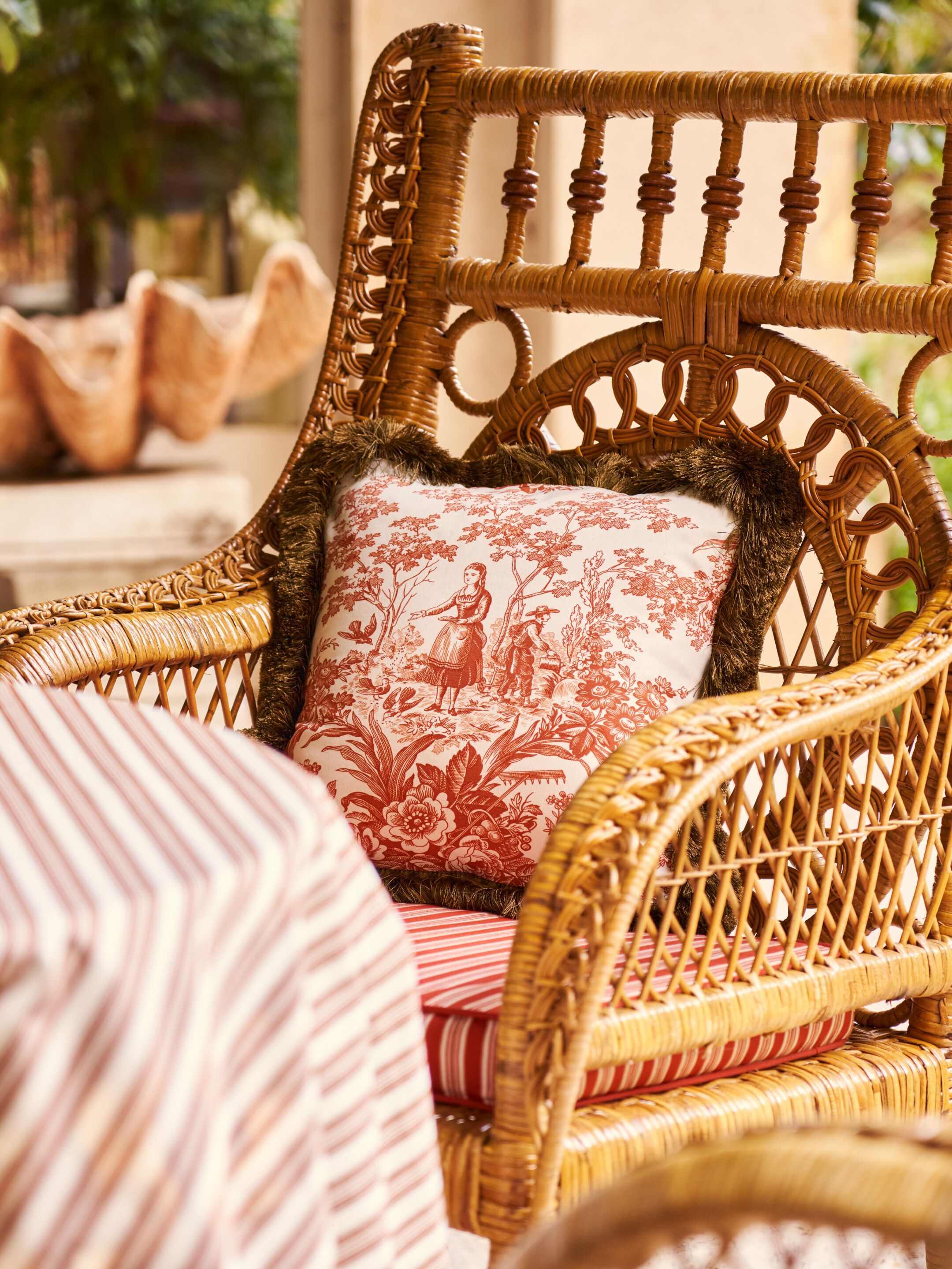 Хлопок шелкография обивочная ткань LELIEVRE Quenin-Belle Époque ARCH-00089078 - Вид №16