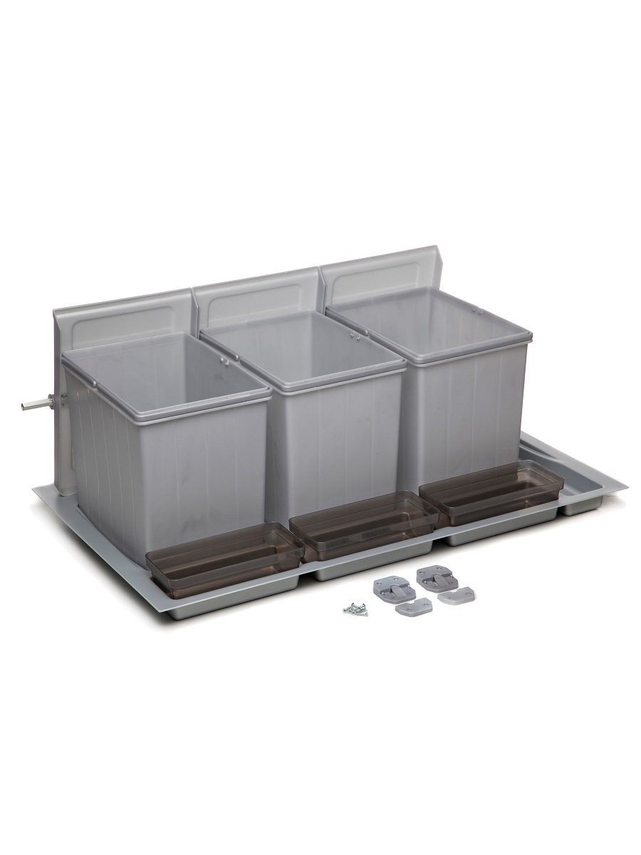 Система сортировки мусора Omega Top 900/47 Metallic Grey NAVAKO 10139 - Вид №2