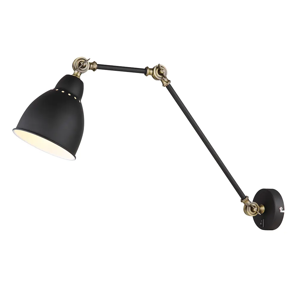 Настенный светильник Arte Lamp Braccio черный STLM-1521836 89390349 
