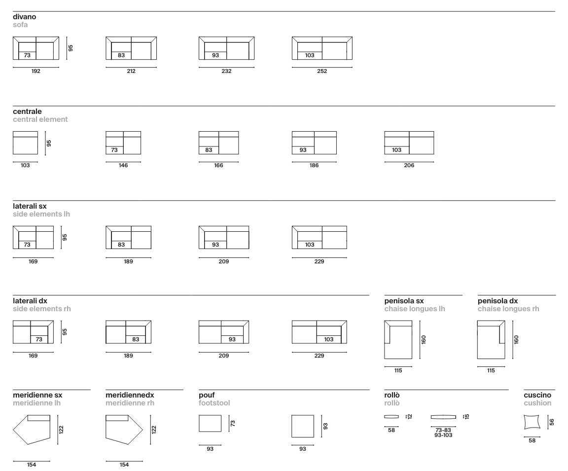 3-местный тканевый диван Twils NATHAN ARCH-00061794 - Вид №3