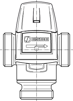 3110 26 00 VTA323Отводные клапаны » Esbe серии VTA320, VTA520  - Вид №1