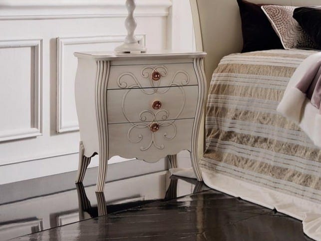 Прямоугольная тумбочка из массива дерева с ящиками GUERRA VANNI мечта ARCH-00115643