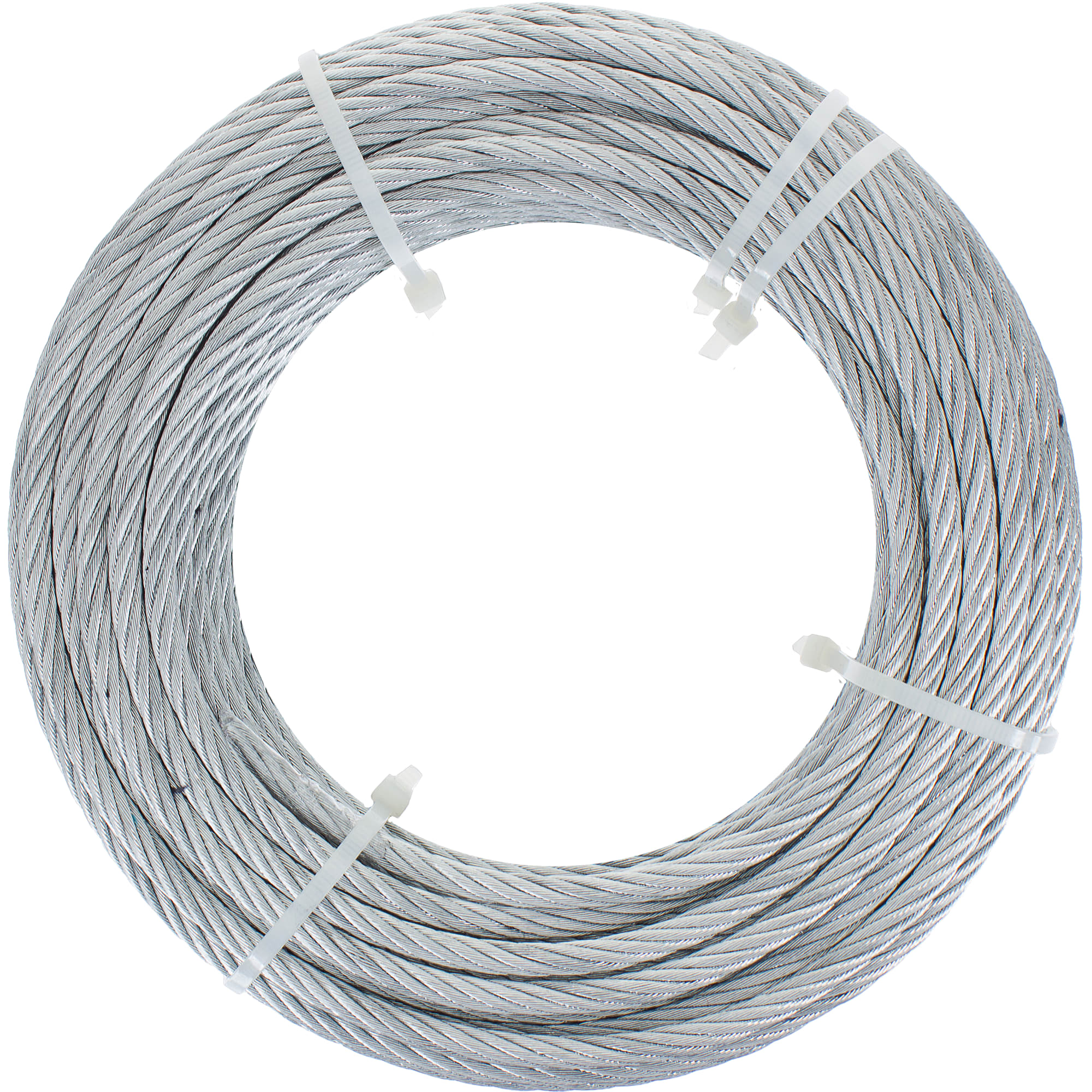 15965315 Трос стальной DIN 3055 6 мм 20 м, цвет цинк Santreyd  - Вид №2