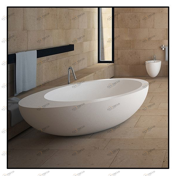 Ванна Cielo Le Giare LGBAT отдельностоящая овальная белая Ceramica Cielo