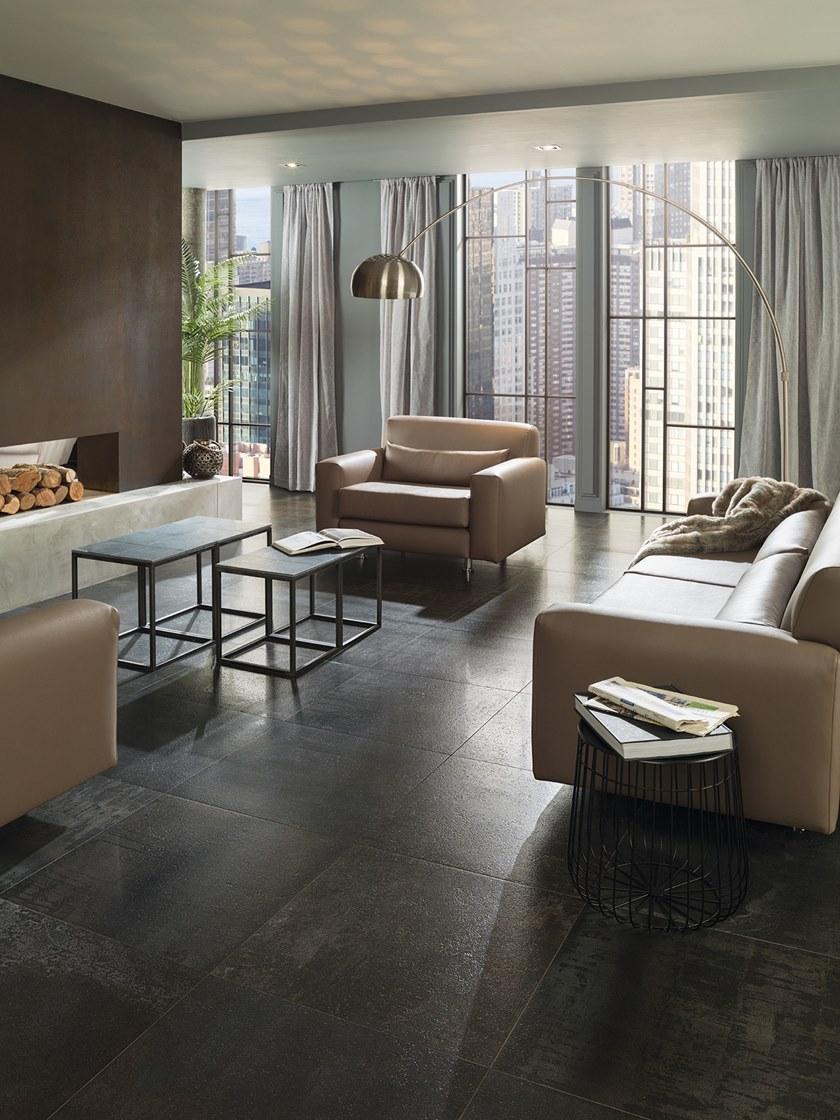 Porcelanosa Стены / напольная плитка из керамогранита под металл Ston-ker® sun-id-1501514 - Вид №2