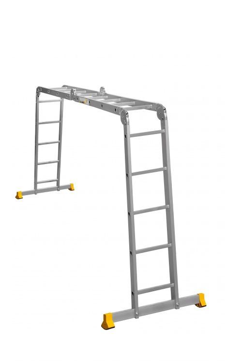 Лестница-трансформер. Профессиональная серия  2 секции по 4 ступени + 2 секции по 5 ступеней  2*4+2*5 ALUMET Т445