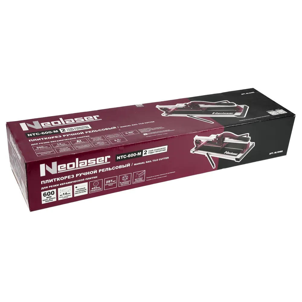 Плиткорез ручной рельсовый NEOLASER NTC-600-M 600 мм 89398765 STLM-1514795 - Вид №8