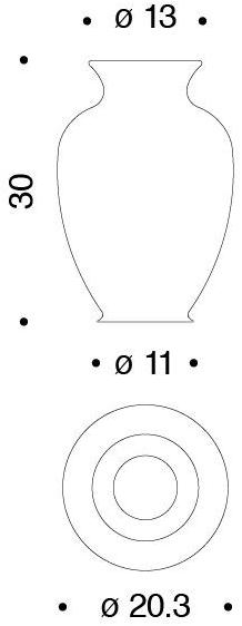 Danese Milano Керамическая ваза sun-id-1400034 - Вид №3