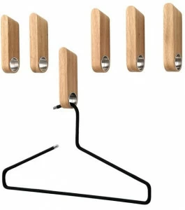 Schönbuch Настенная вешалка из нержавеющей стали и дерева