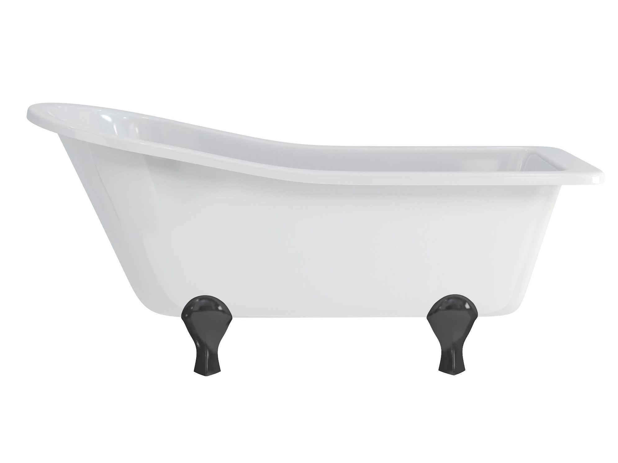 Овальная акриловая ванна на ногах Burlington HAREWOOD ARCH-00064275 - Вид №8