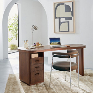 Регулируемая настольная лампа из никеля