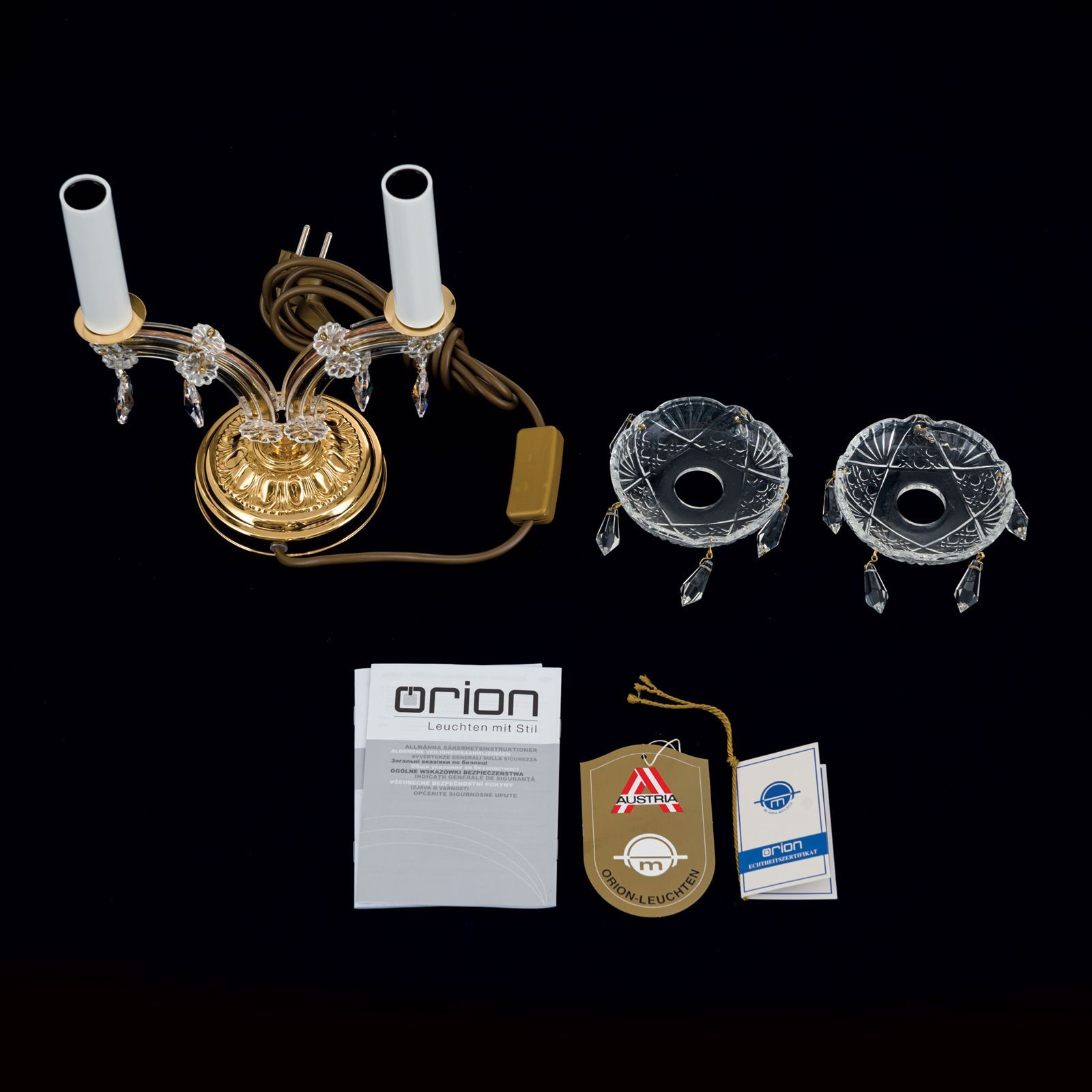 Настольная лампа с кристаллами Orion Maria Theresia ARCH-00053376 - Вид №5