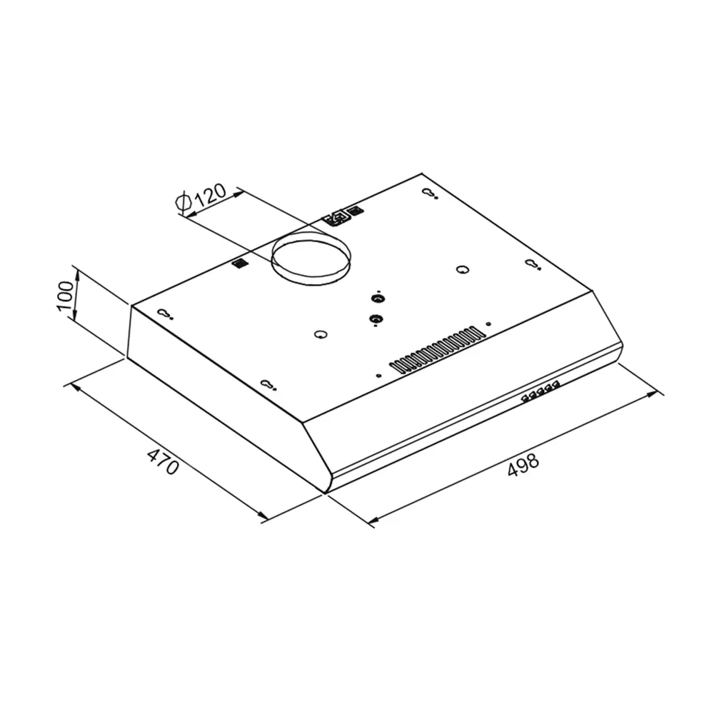 ORE Oliver 50 — компактная настенная вытяжка для малогабаритных кухонь 18578599 STLM-0011491 - Вид №9