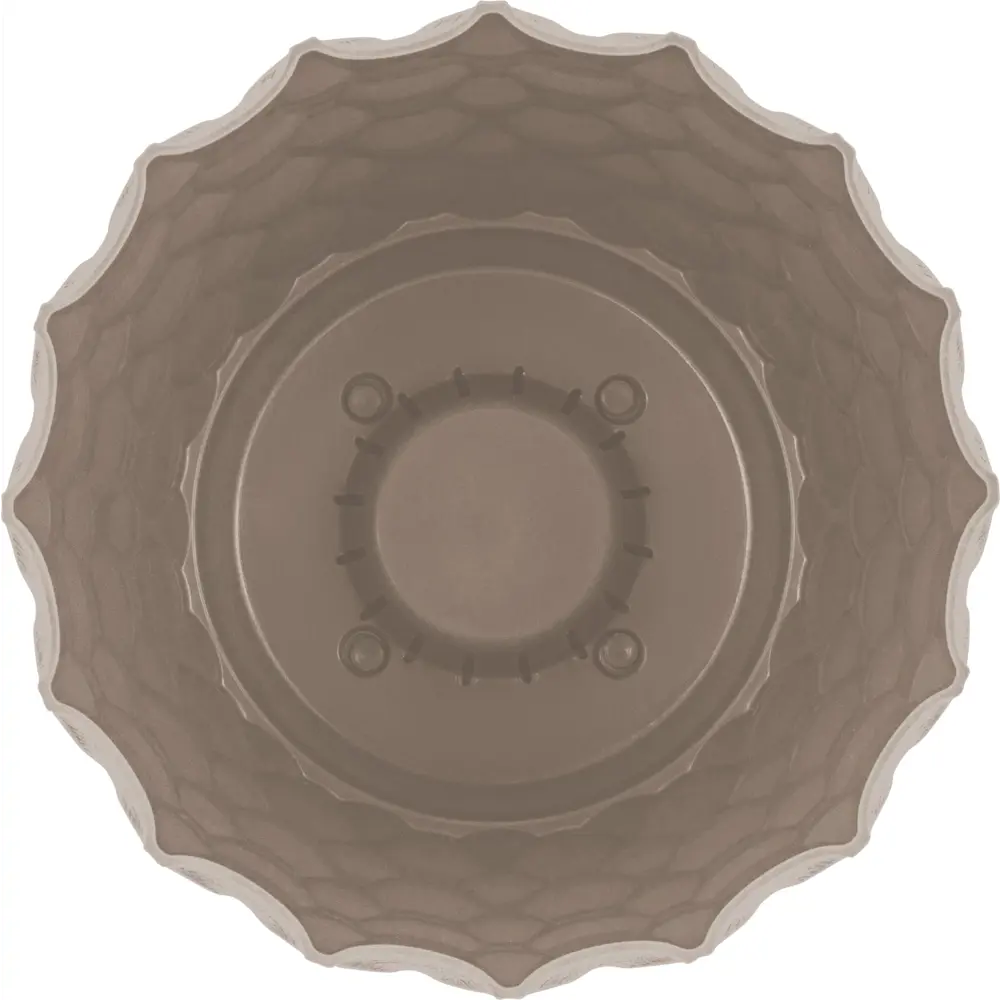 Ingreen Wave — керамический цветочный горшок с поддоном в стиле французский платан 89344199 STLM-1464114 - Вид №3