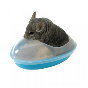 Т0042017 Купалка для грызунов WELLNESS BATH для шиншилл 26х23х15см пластиковая SAVIC