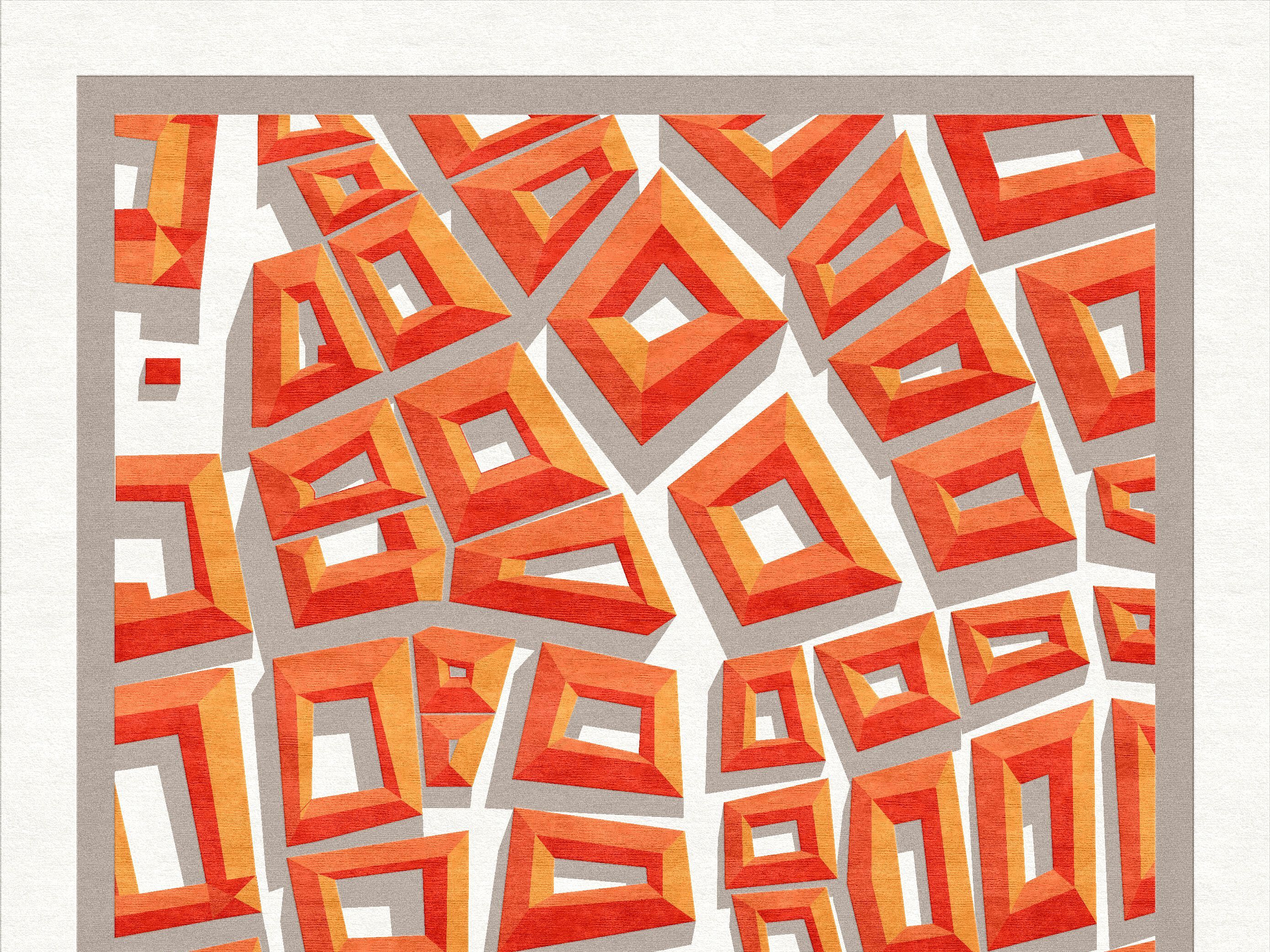 Ковер ручной работы из ткани Loloey Alex Woogmaster ARCH-00067858