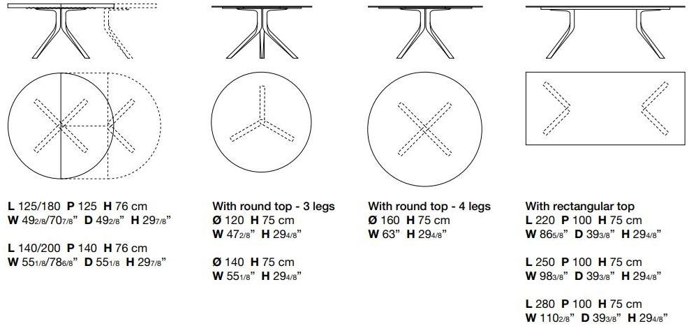 Kristalia Прямоугольный деревянный стол Oops sun-id-1425960 - Вид №8