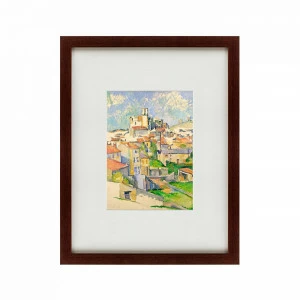 Картина в раме 47х60 см Gardanne, 1886 КАРТИНЫ В КВАРТИРУ  135582 Голубой;зеленый;разноцветный