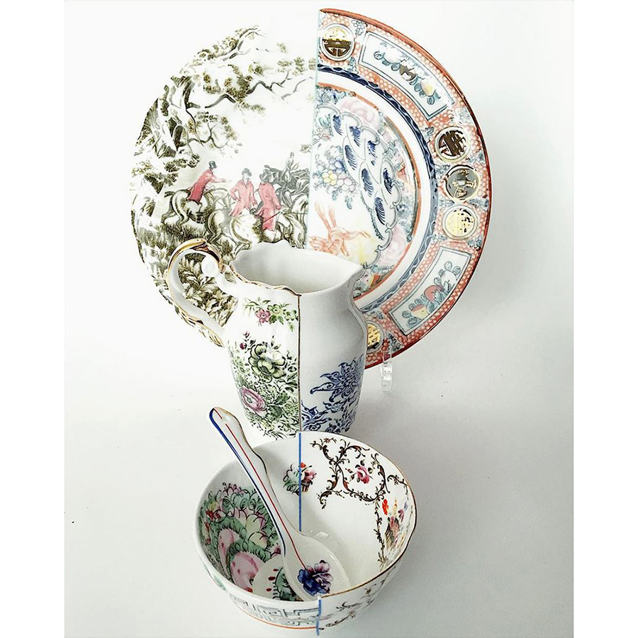 Набор фарфоровых ложек Hybrid-Armilla, 3 шт Seletti 9763 - Вид №2