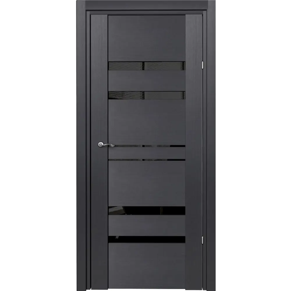 Дверь межкомнатная Artens Велдон глухая Hardflex цвет грей 70x200 см (c замком и петлями) 82401480 STLM-2028504 