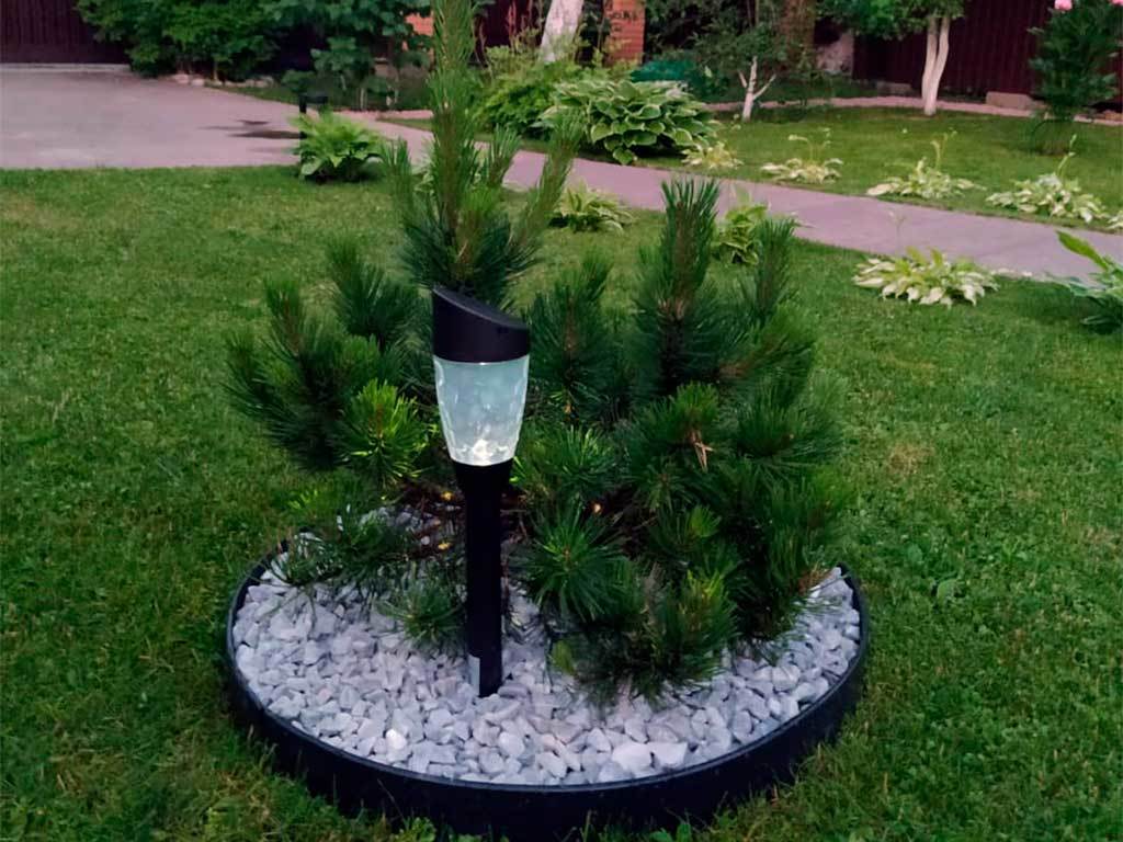 Пластиковый бордюр 58 мм, длина 1 м ГеоПластБорд GPBST-51 - Вид №4