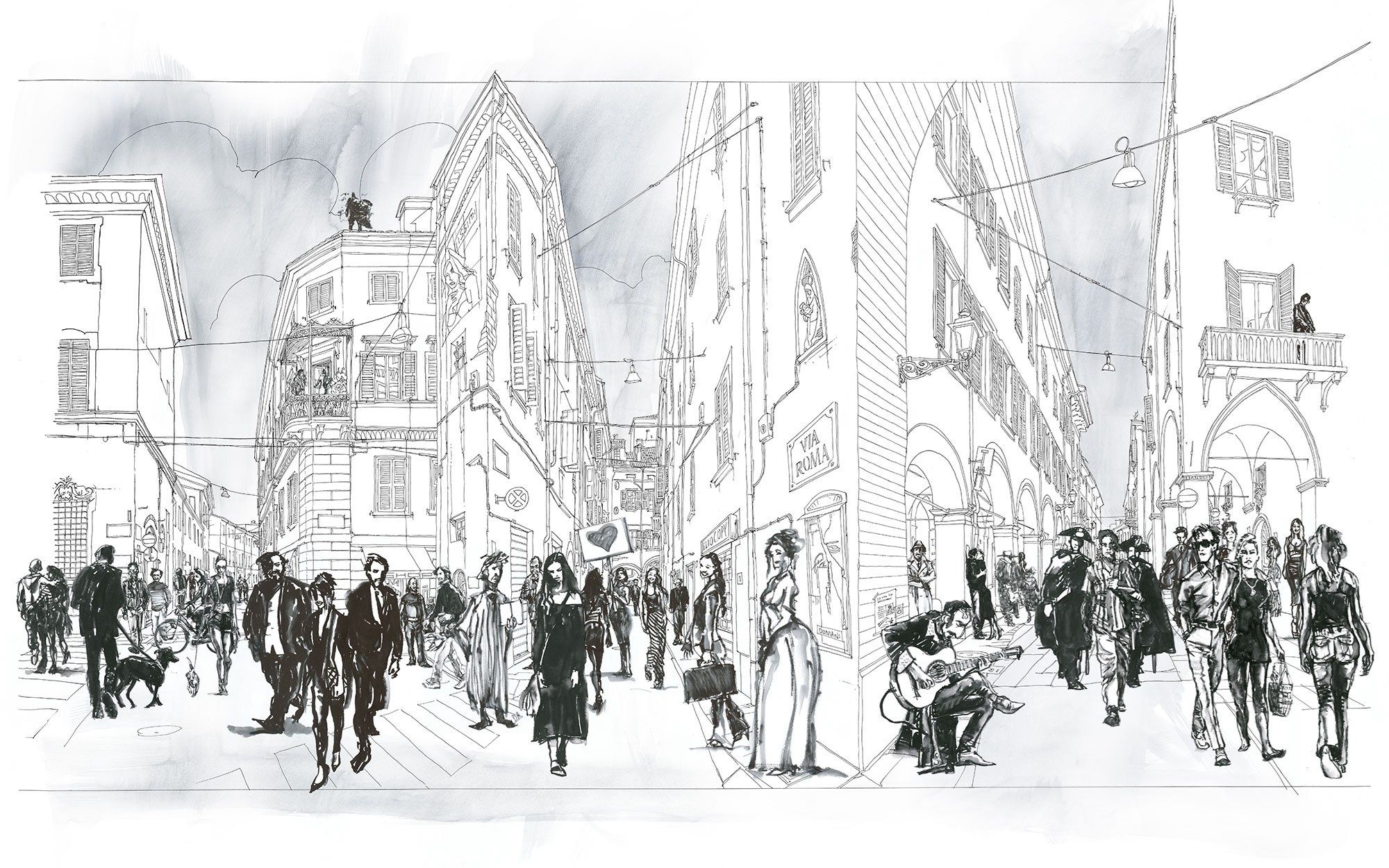 Обои с пейзажами Tecnografica коллекции произведений искусства ARCH-00093228 - Вид №3