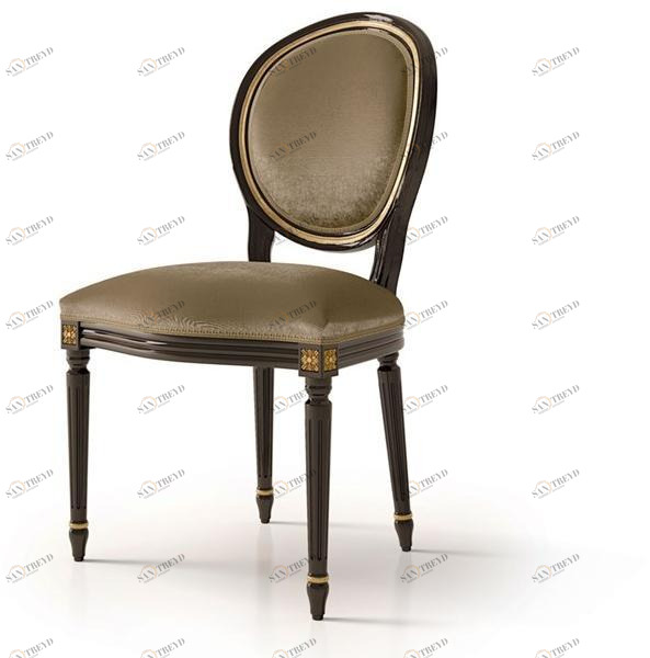 Carpanese Home Стул Medallion с обивкой из бархата Heritage 6109