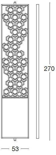 Longhi Изготовленный на заказ алюминиевый разделитель Loveluxe 2018 – illusion collection Y 402 - Вид №3