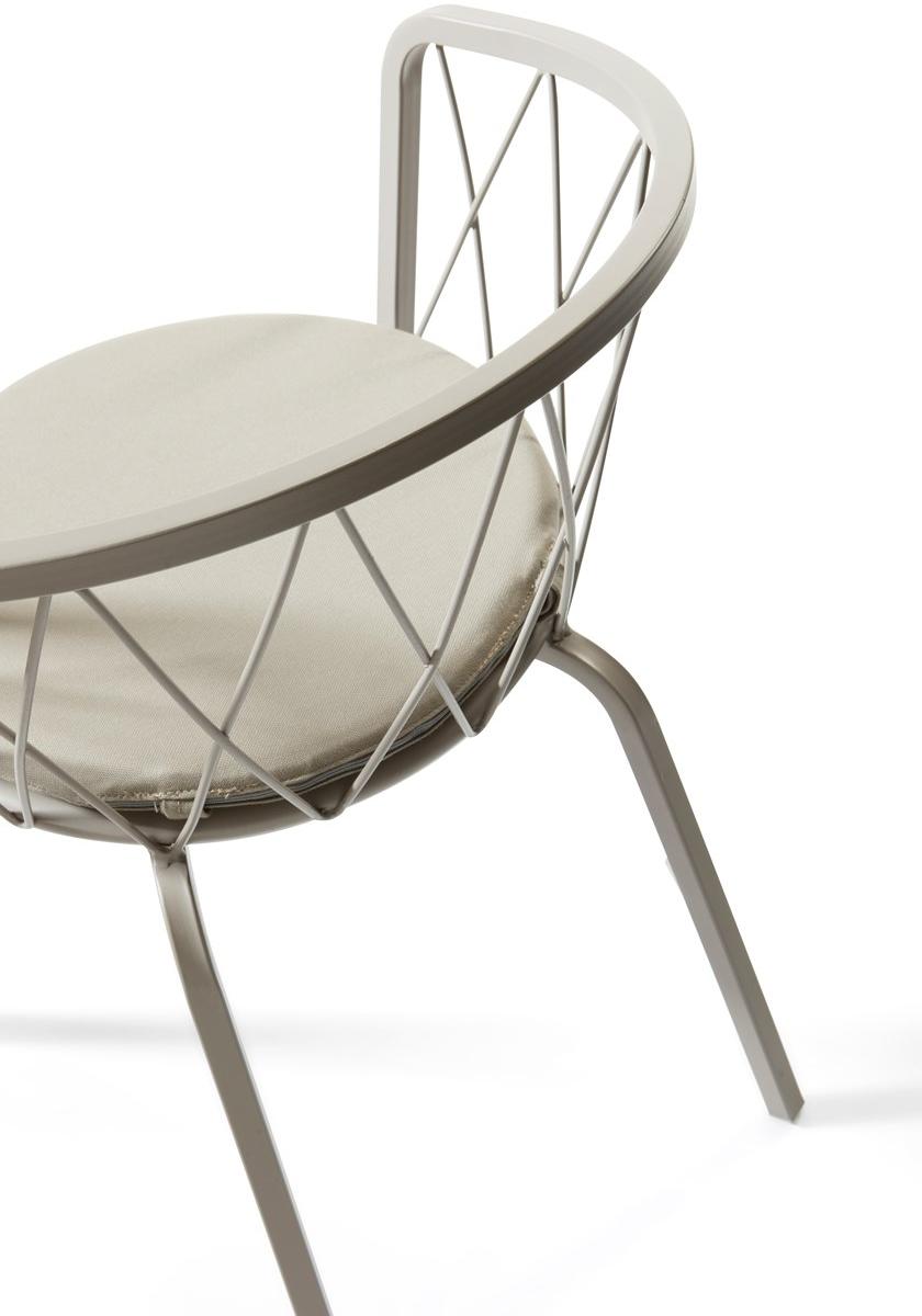 Vermobil Штабелируемый металлический садовый стул с подлокотниками Desiree De301 - Вид №12