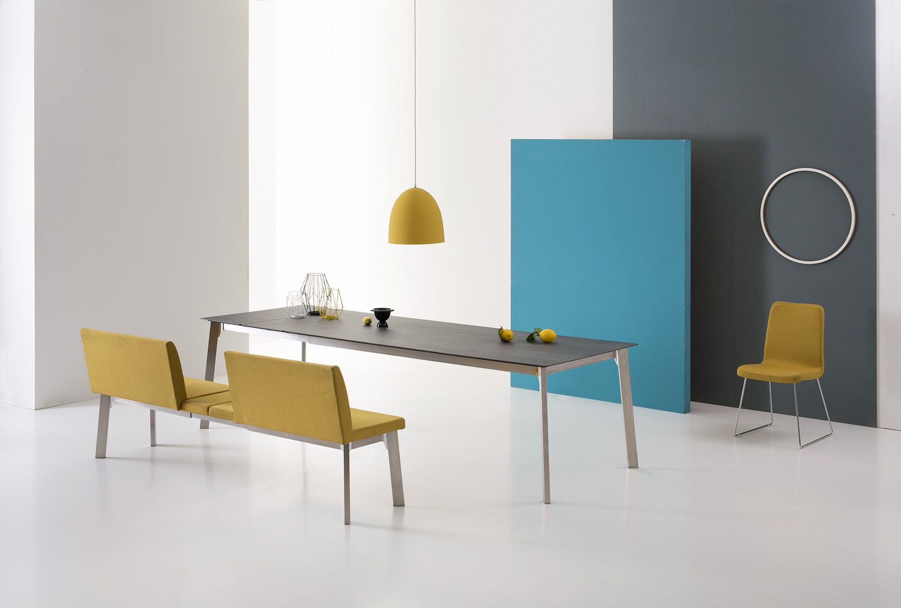 Мягкая скамейка из ткани со спинкой Pointhouse Кроно ARCH-00153205 - Вид №3