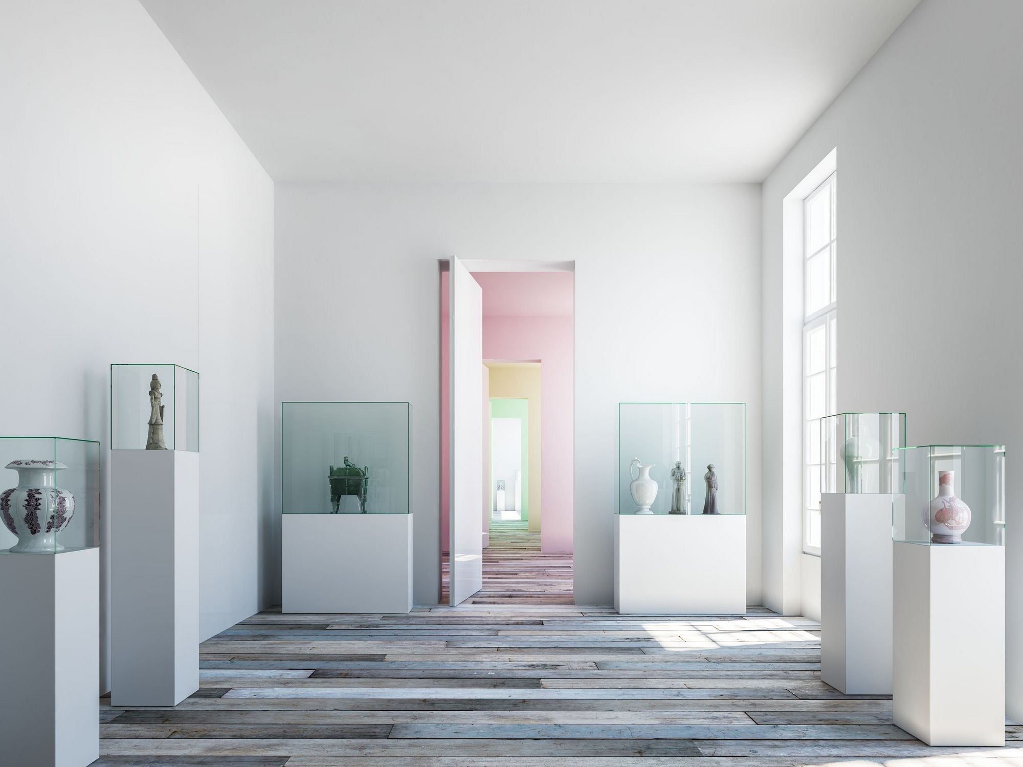 Стена заподлицо висит дверь Linvisibile Linvisibile Breeze ARCH-00024185 - Вид №3