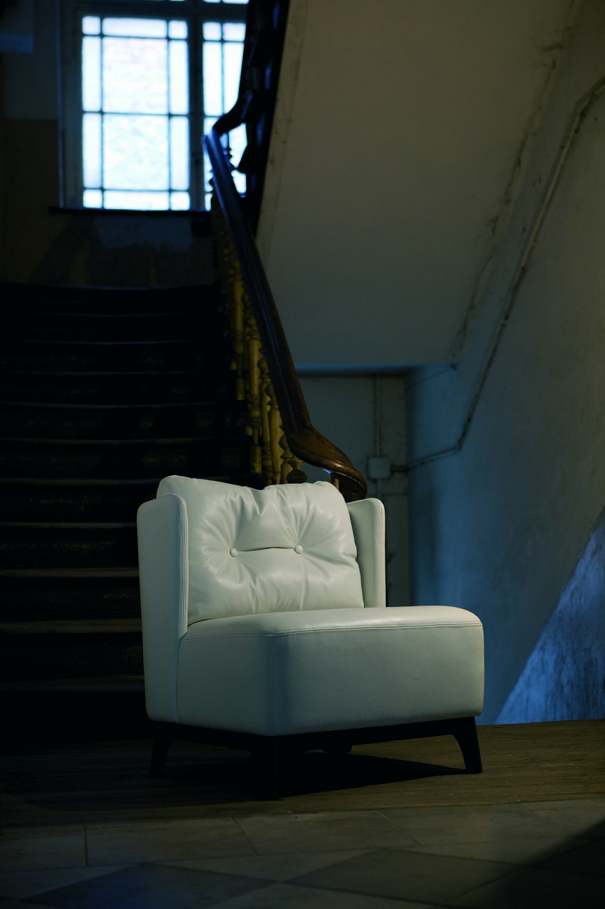 Кресло ALMA на круглом основании темно-серое SITS ALMA 191883 Серый - Вид №5