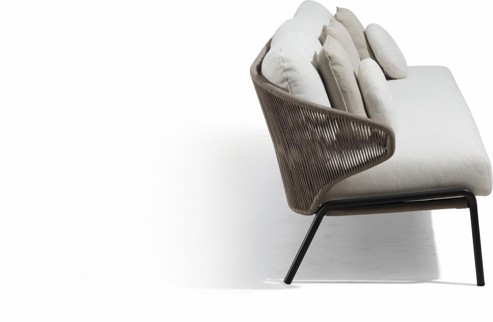 MNST326 3 мест. диван фиксированный лава бронза Manutti Radius - Вид №2