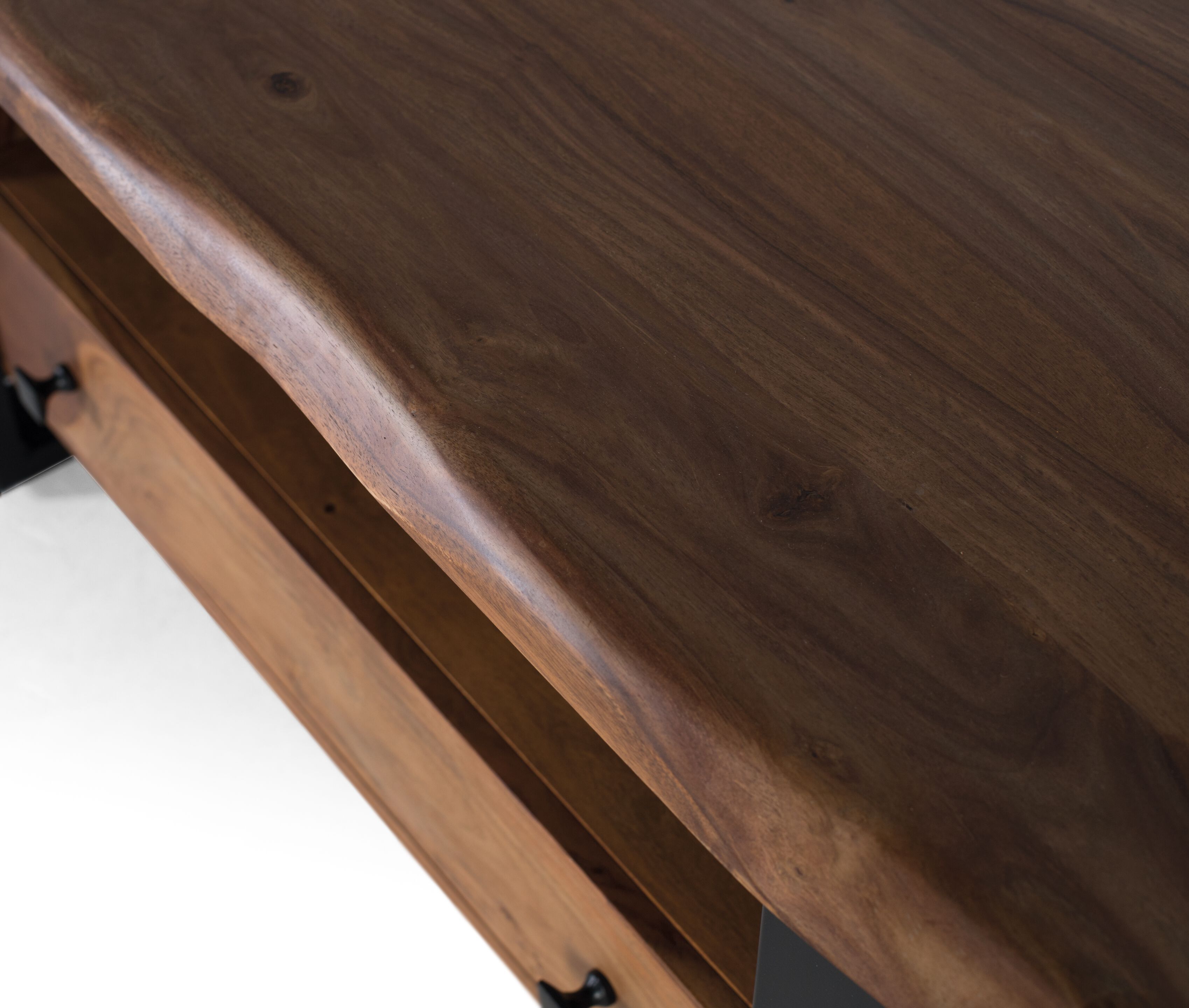 Низкий шкаф для телевизора из розового дерева Giner y Colomer 1596 ARCH-00018597 - Вид №2