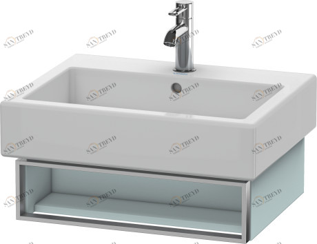 VE600400909 Тумбочка подвесная Vero #VE6004 550 x 431 мм Светло-голубой матовый декор Duravit