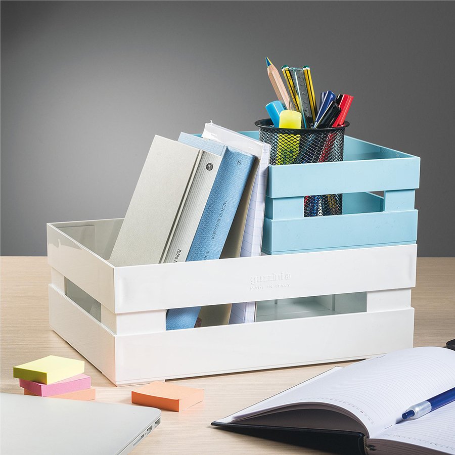 Ящик для хранения пластиковый 30 см белый Tidy&Store GUZZINI  00-3871104 Белый  - Вид №2