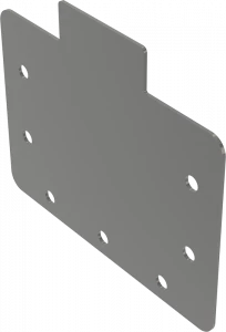 Торцевая заглушка для щелевого желоба AISI 316L