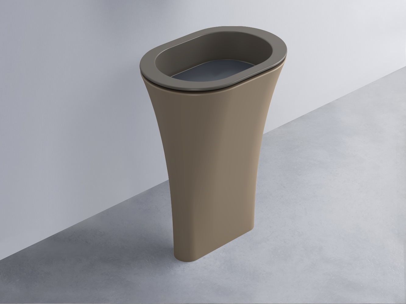 AMLA65-FN+AMPILO-BA+AMCOLO-AN Раковина Amedeo Ovale отдельностоящая cielo Enjoy + Amedeo Ceramica Cielo