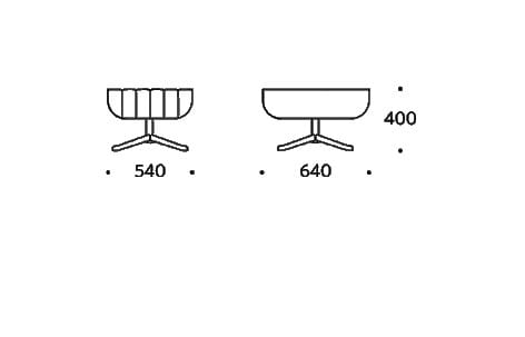 Кожаный пуф ROSSIN Riffel ARCH-00072745 - Вид №4
