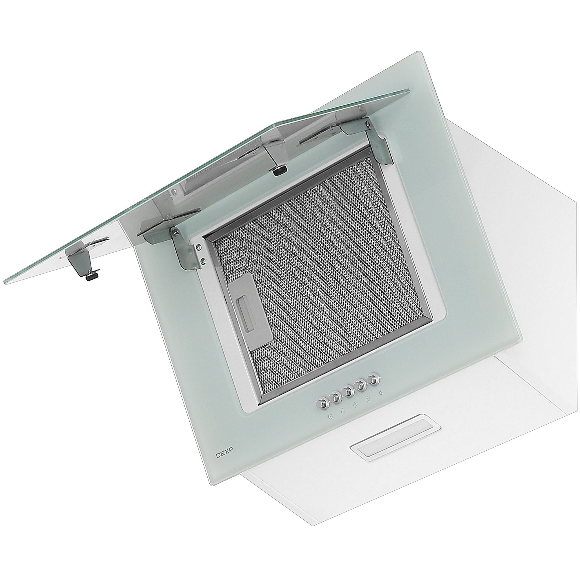 5410066 Вытяжка наклонная DEXP YC50W белый/белый STDN-0047934 - Вид №2